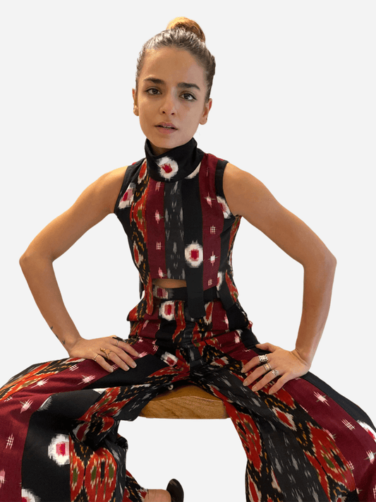Patchwork Crop Top