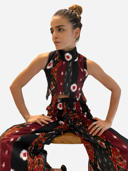Patchwork Crop Top