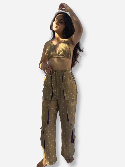 IkatBandhani Co-ord