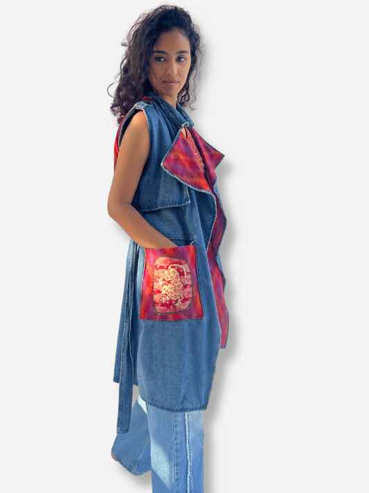Patchwork Trench/Dress