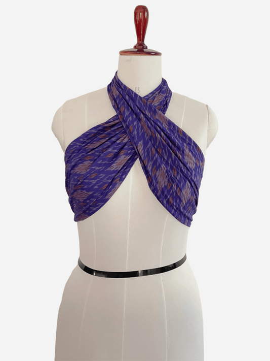Silk Wrap Top