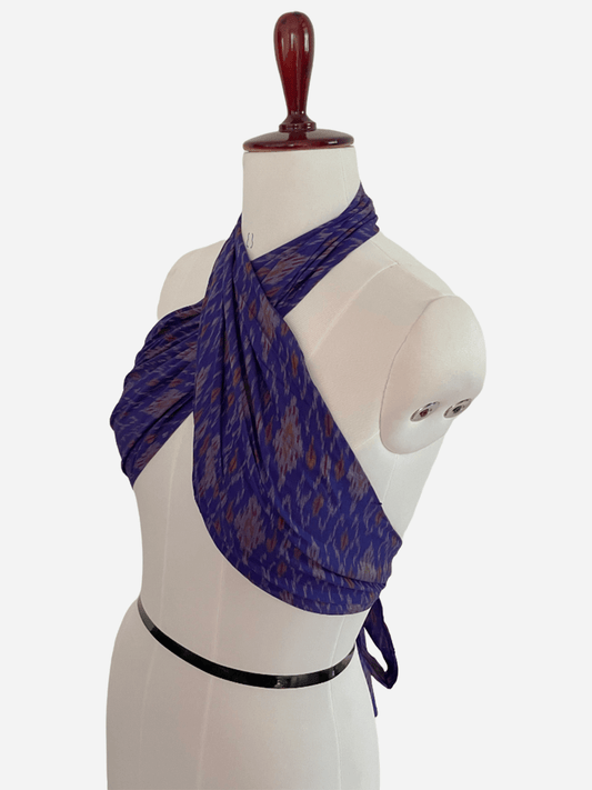 Silk Wrap Top