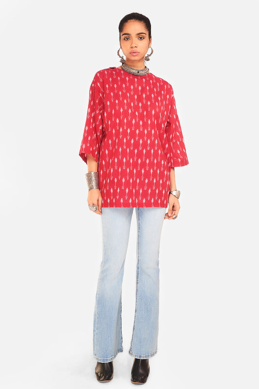 Handloom Ikat Tee