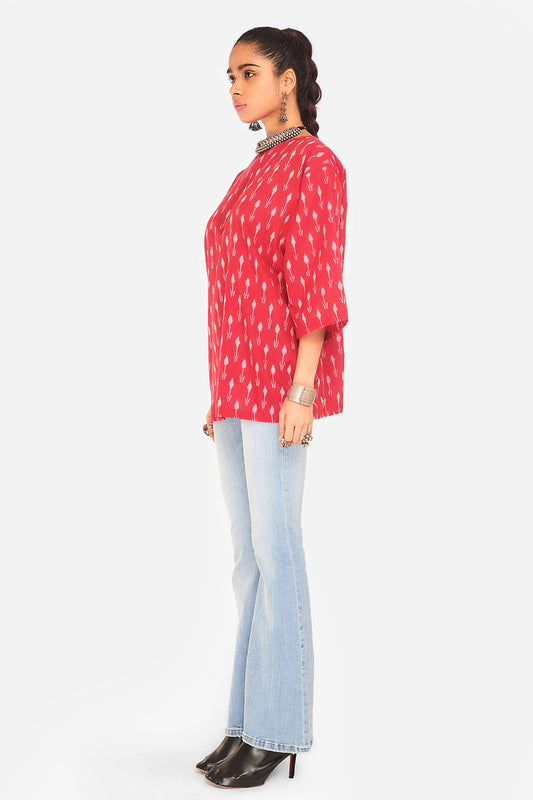 Handloom Ikat Tee