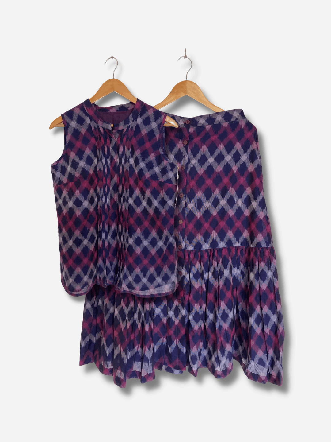Ikat Top and Skirt co-ord