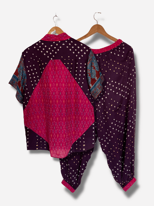 IkatBandhani Co-ord