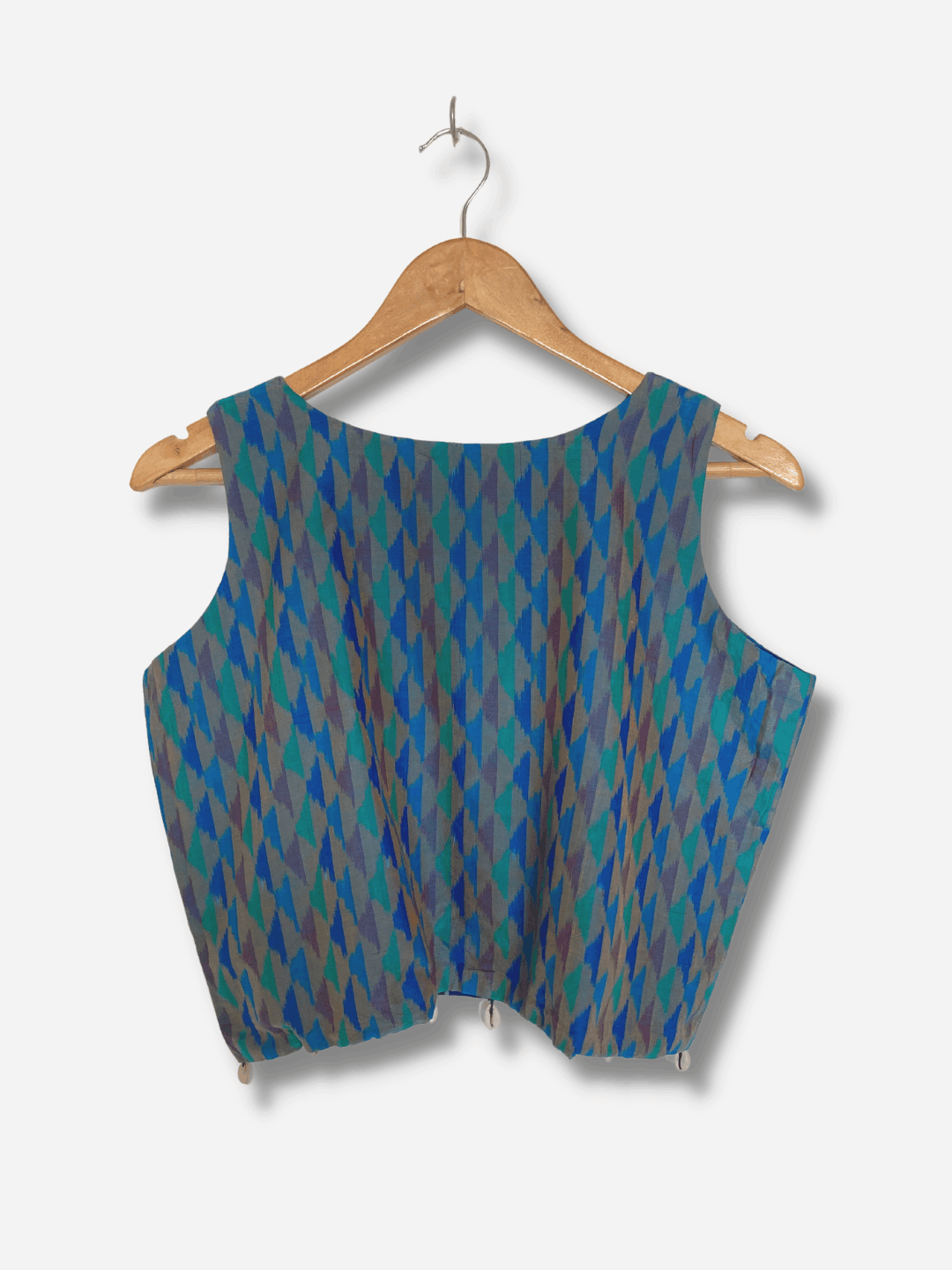 Reversible Ikat Crop Top