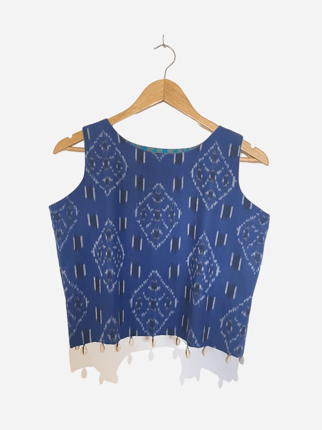 Reversible Ikat Crop Top