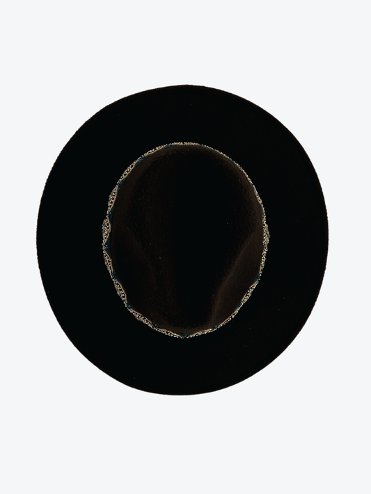 Embroidered Ikat Hat